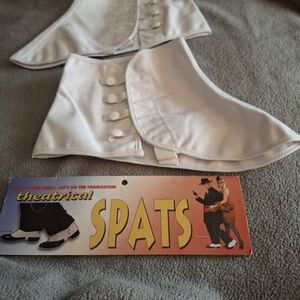 Theatrical White Spats for Men